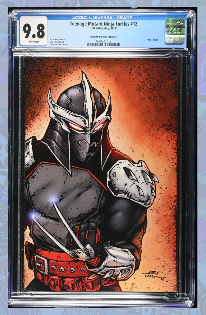 Teenage Mutant Ninja Turtles #12 Variant Ri 1:10 Ratio (Eastman Full Art) | CGC 9.8