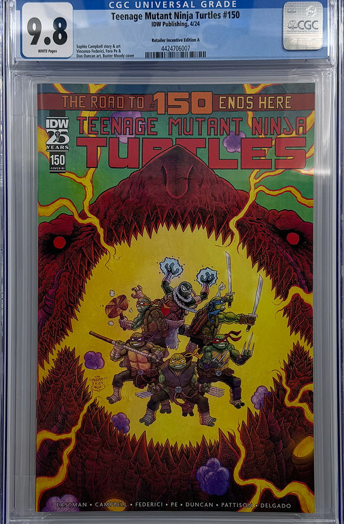 Teenage Mutant Ninja Turtles #150 | 1:10 Incentive Ratio | CGC 9.8