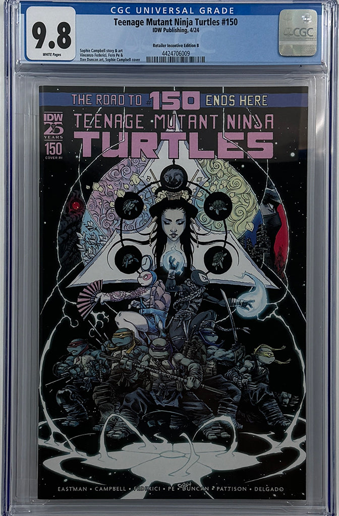 Teenage Mutant Ninja Turtles #150 | 1:25 Incentive Ratio | CGC 9.8