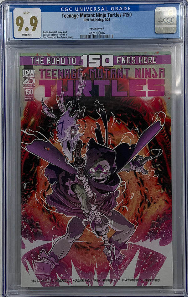 Teenage Mutant Ninja Turtles #150 | Variant C (Duncan) | CGC 9.9