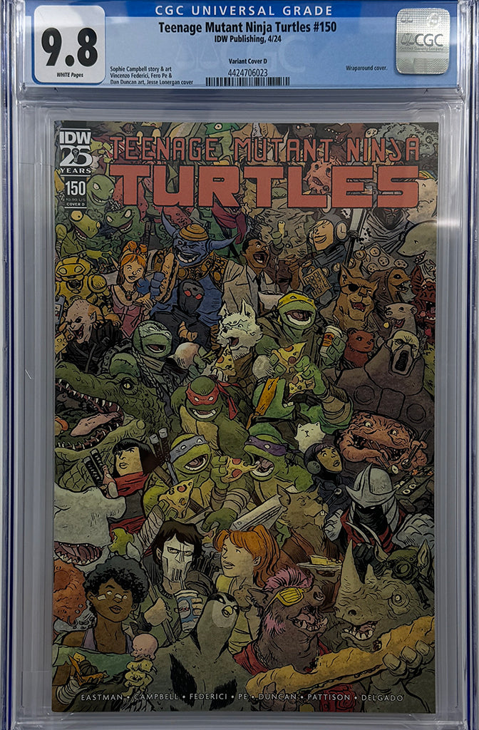 Teenage Mutant Ninja Turtles #150 | Variant D (Lonergan Wraparound Variant) | CGC 9.8