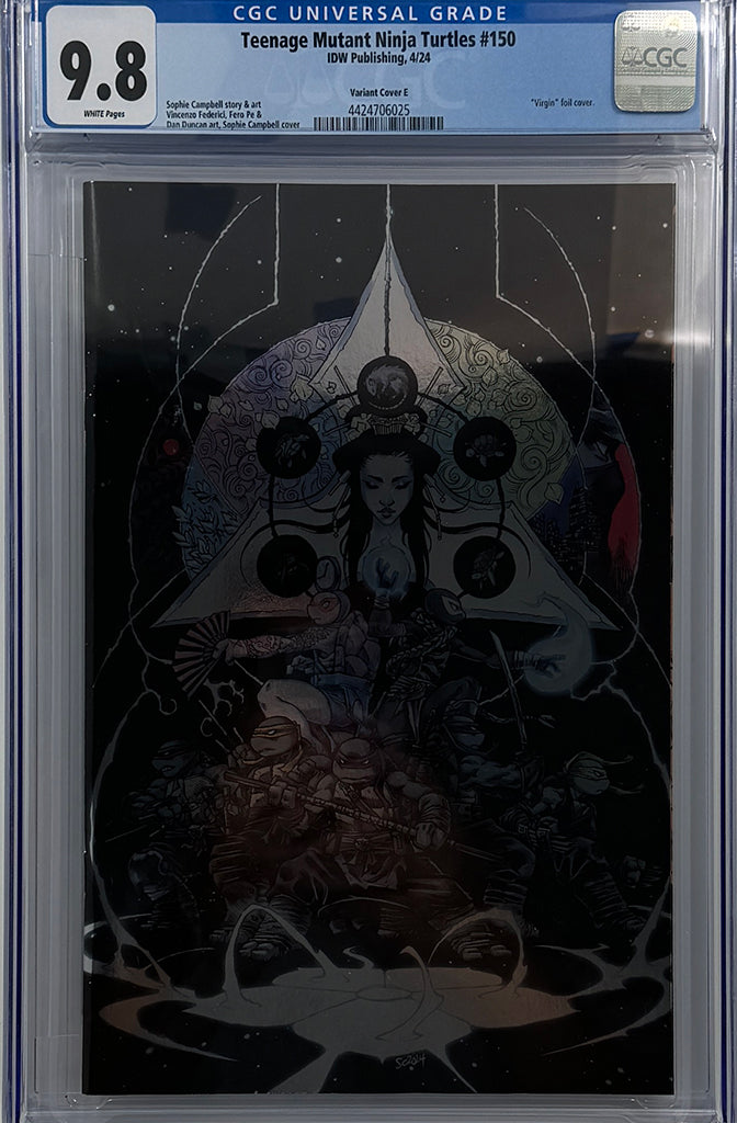 Teenage Mutant Ninja Turtles #150 | Variant E (Campbell, Full Art, Foil) | CGC 9.8