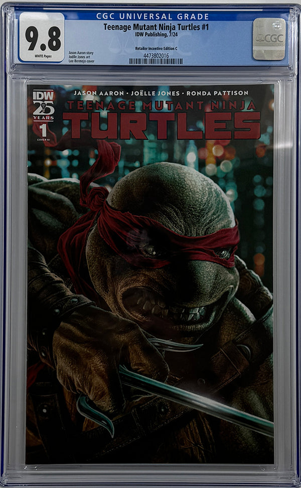 Teenage Mutant Ninja Turtles (2024) #1 | 1:75 RATIO VARIANT (Bermejo) | CGC 9.8