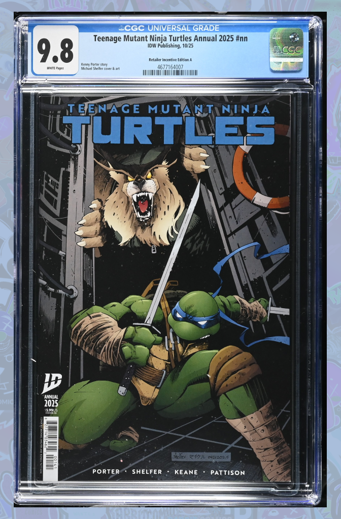 Teenage Mutant Ninja Turtles: Annual 2025 1:25 Ratio | CGC 9.8 – Rabbit ...