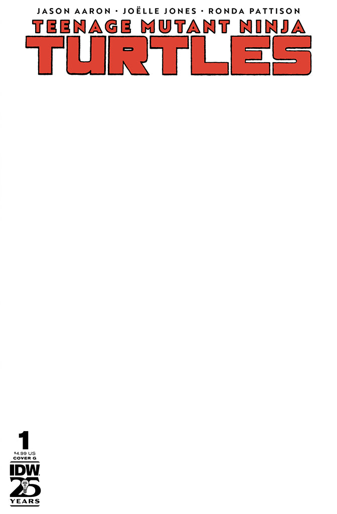 Teenage Mutant Ninja Turtles (2024) #1 | Cover G (BLANK)