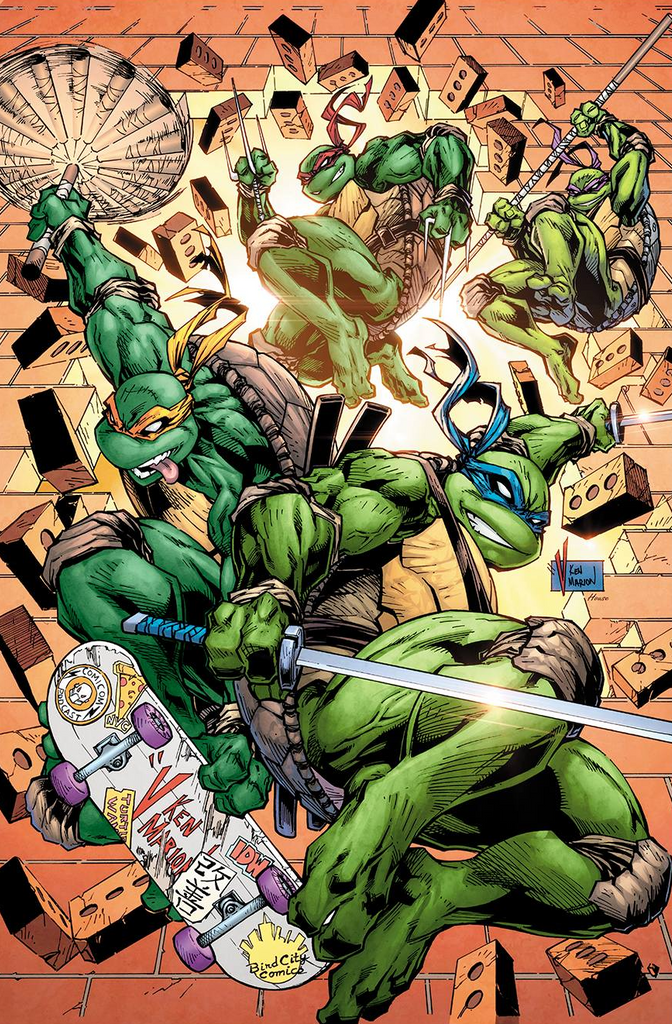 TEENAGE MUTANT NINJA TURTLES #1 | V KEN MARION VARIANT | TERRIFIC CON EXCLUSIVE
