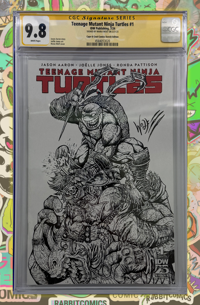 Teenage Mutant Ninja Turtles #1 | Maria Wolf Variant | SIGNED BY MARIA WOLF | CGC SS 9.8