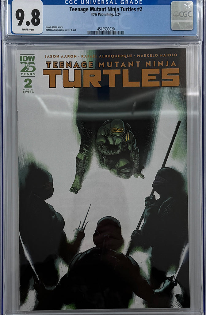 Teenage Mutant Ninja Turtles (2024) #2 | COVER A  RAFAEL ALBUQUERQUE | CGC 9.8