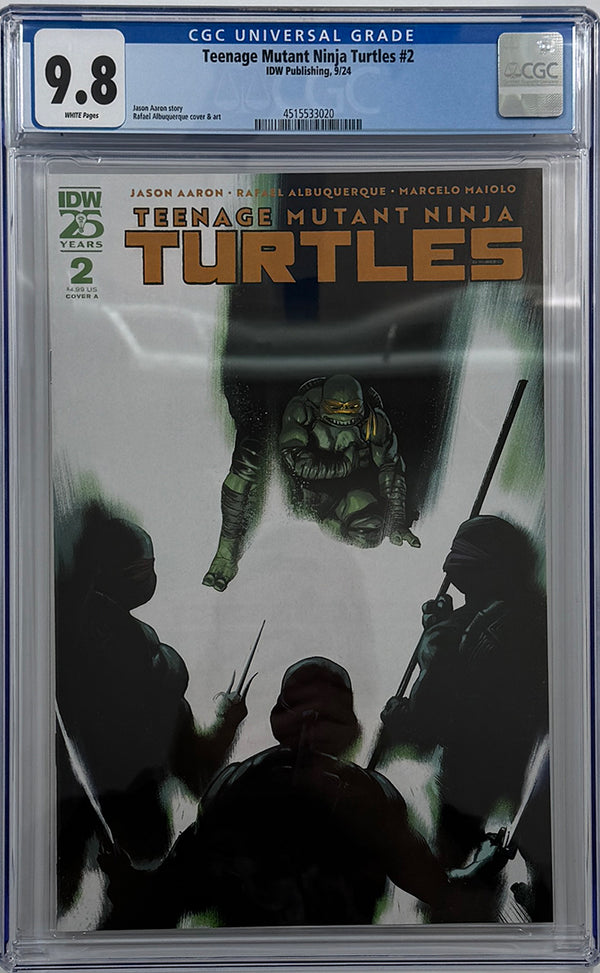 Teenage Mutant Ninja Turtles (2024) #2 | COVER A  RAFAEL ALBUQUERQUE | CGC 9.8