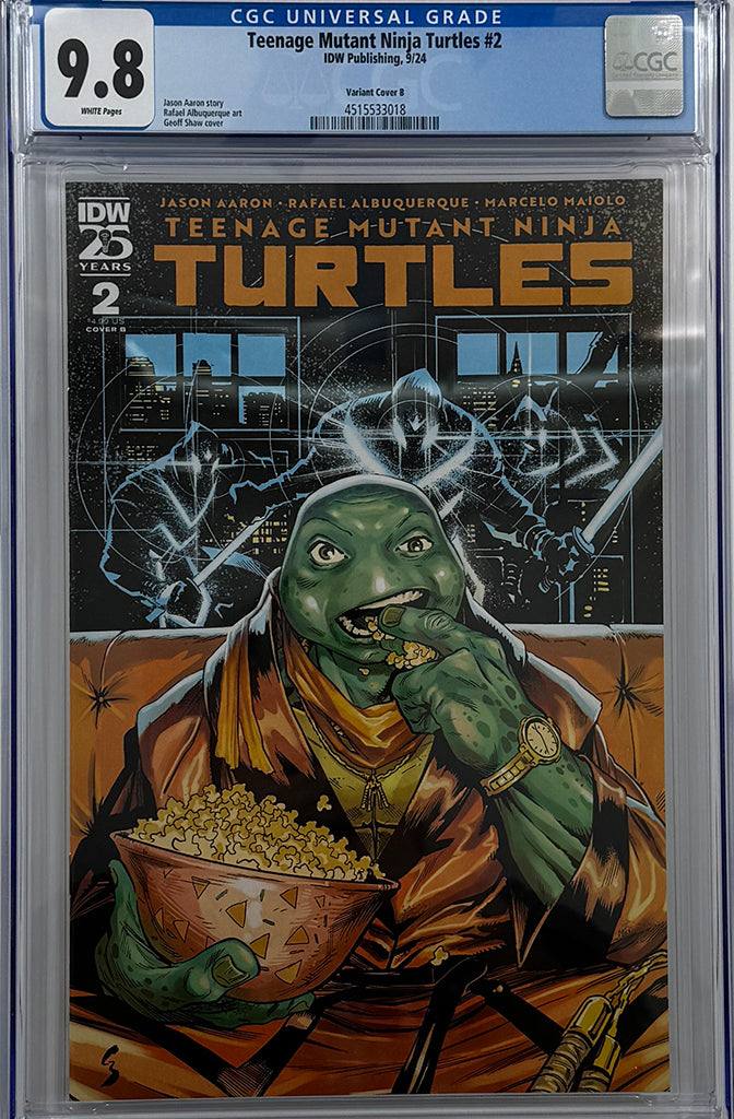 Teenage Mutant Ninja Turtles (2024) #2 | COVER B GEOFF SHAW | CGC 9.8