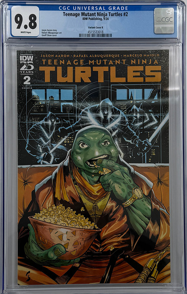 Teenage Mutant Ninja Turtles (2024) #2 | COVER B GEOFF SHAW | CGC 9.8