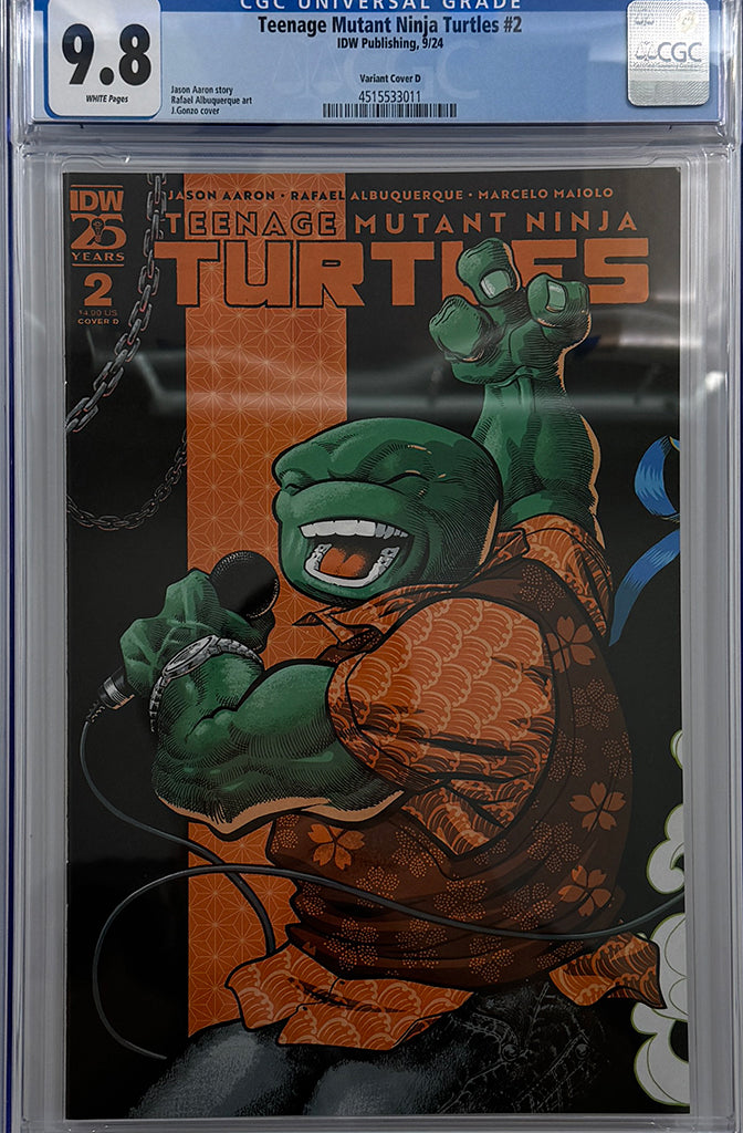 Teenage Mutant Ninja Turtles (2024) #2 | COVER B GEOFF SHAW | CGC 9.8