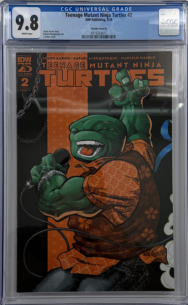 Teenage Mutant Ninja Turtles (2024) #2 | COVER B GEOFF SHAW | CGC 9.8