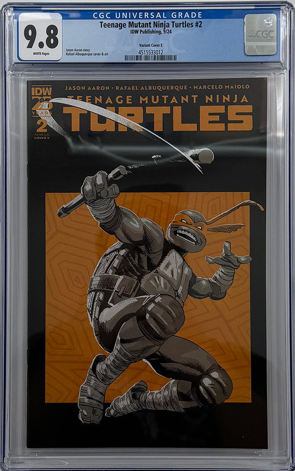 Teenage Mutant Ninja Turtles (2024) #2 | COVER D  RAFAEL ALBUQUERQUE | CGC 9.8