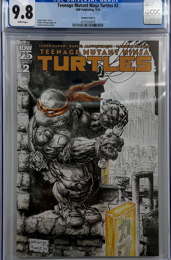 Teenage Mutant Ninja Turtles (2024) #2 | COVER C KEVIN EASTMAN | CGC 9.8
