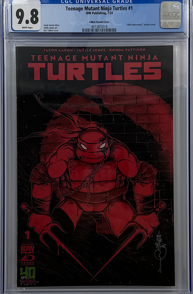 Teenage Mutant Ninja Turtles (2024) #1 | 40th Anniversary Variant (Talbot) | CGC 9.8