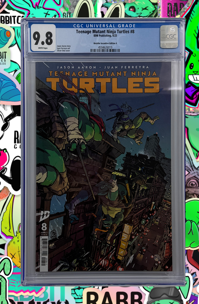 Teenage Mutant Ninja Turtles #8 | Variant Ri 1:10 Ratio (Ono) | CGC 9.8