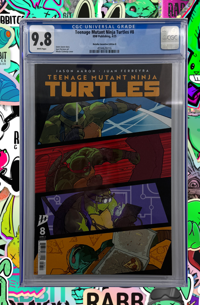 Teenage Mutant Ninja Turtles #8 | Variant Ri 1:25 Ratio (Cizmesija) | CGC 9.8