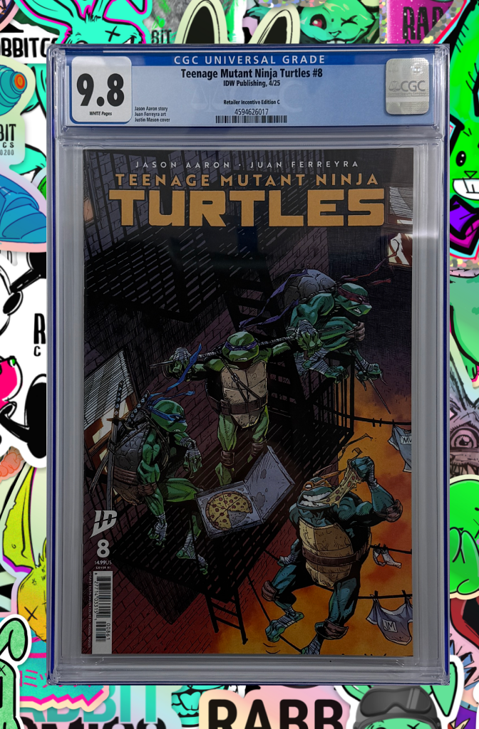 Teenage Mutant Ninja Turtles #8 | Variant Ri 1:50 Ratio (Mason) | CGC 9.8