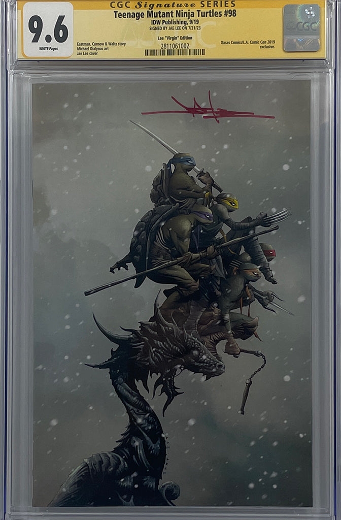 Teenage Mutant Ninja Turtles #98 | Jae Lee Variant | CGC SS 9.6