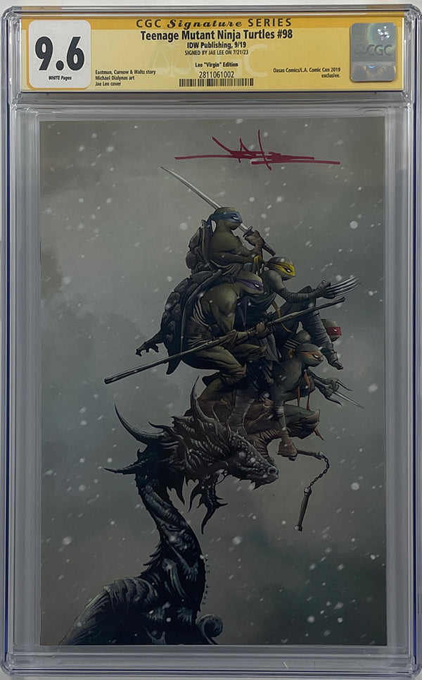 Teenage Mutant Ninja Turtles #98 | Jae Lee Variant | CGC SS 9.6