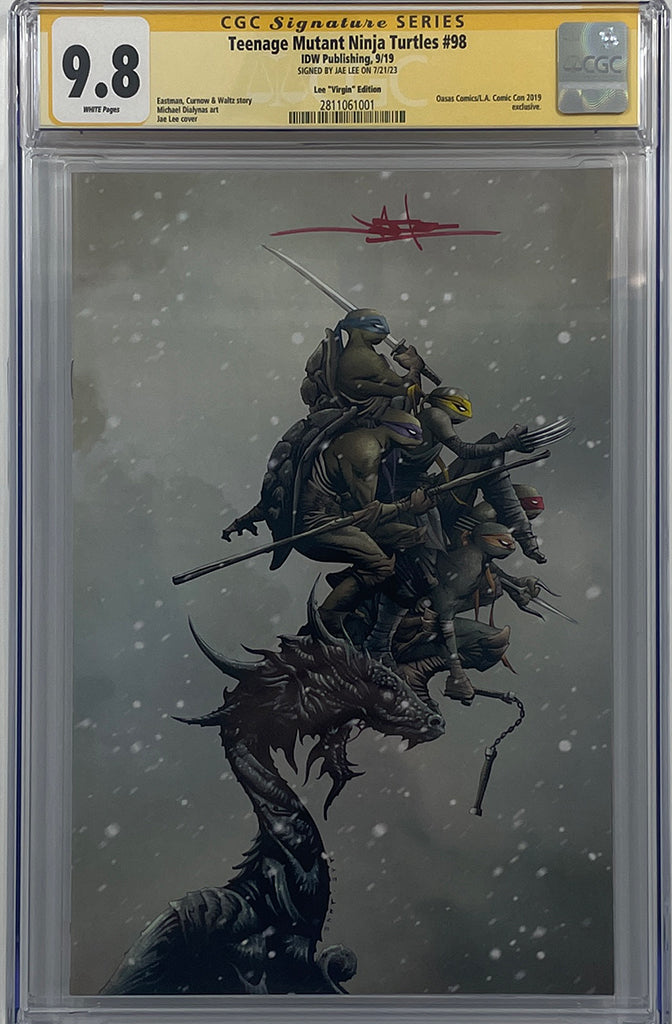 Teenage Mutant Ninja Turtles #98 | Jae Lee Variant | CGC SS 9.8