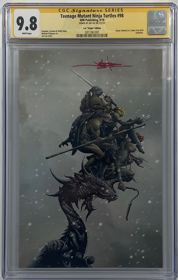 Teenage Mutant Ninja Turtles #98 | Jae Lee Variant | CGC SS 9.8