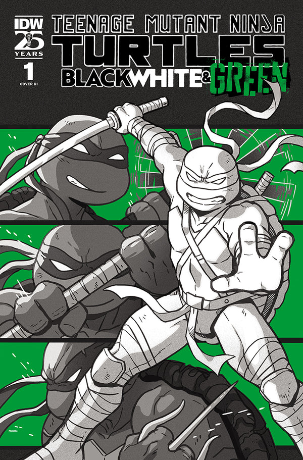 Teenage Mutant Ninja Turtles: Black, White, and Green #1 | 1:10 RATIO | PREORDER