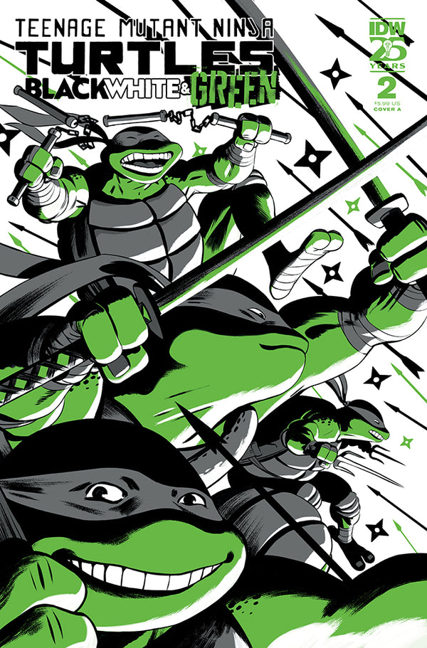 Teenage Mutant Ninja Turtles: Black, White, and Green #2 | Cover A