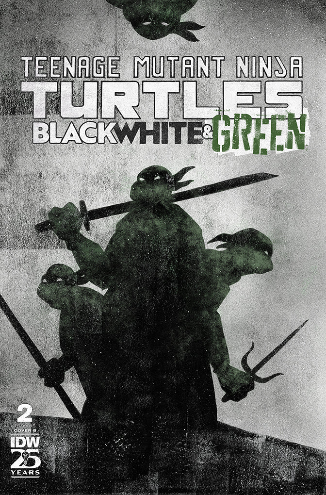 Teenage Mutant Ninja Turtles: Black, White, and Green #2 | Cover B
