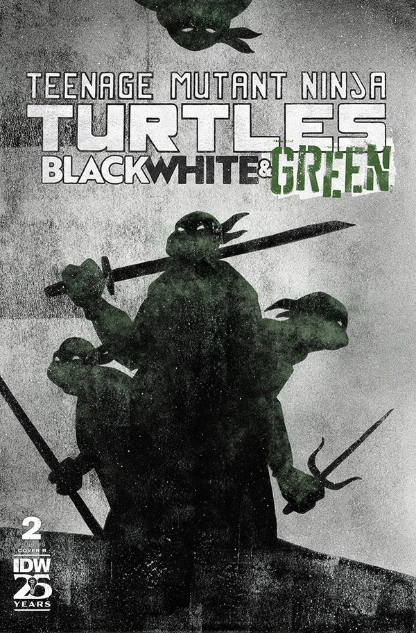 Teenage Mutant Ninja Turtles: Black, White, and Green #2 | Cover B | PREORDER