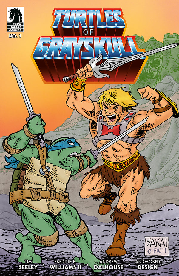 Masters of the Universe/Teenage Mutant Ninja Turtles: Turtles of Grayskull #1 | CVR B  (Stan Sakai)