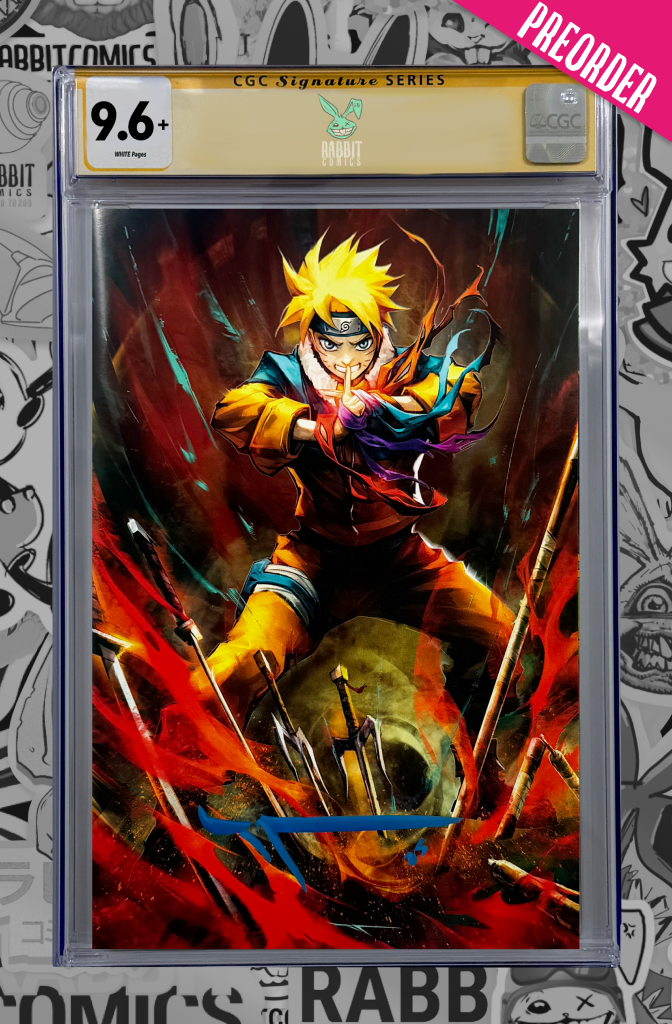 TMNT x NARUTO #1 | IVAN TAO VIRGIN VARIANT | CGC SS 9.6+ | PREORDER