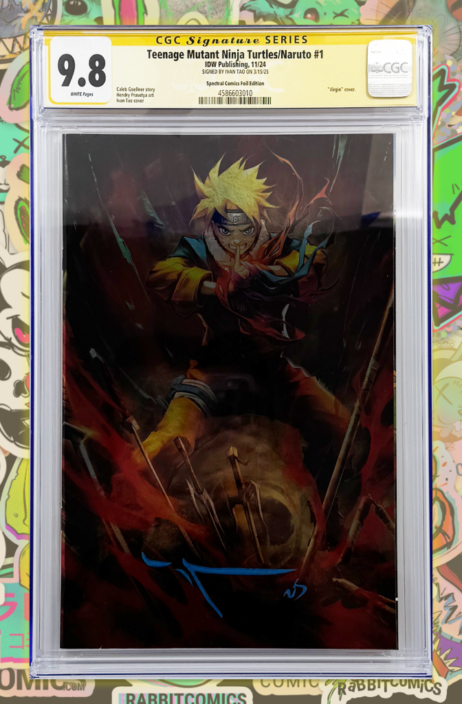 TMNT x NARUTO #1 | IVAN TAO FOIL VARIANT | CGC SS 9.8