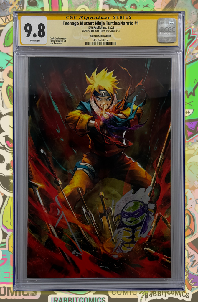 TMNT x NARUTO #1 | IVAN TAO VARIANT | CGC SS + REMARK 9.8