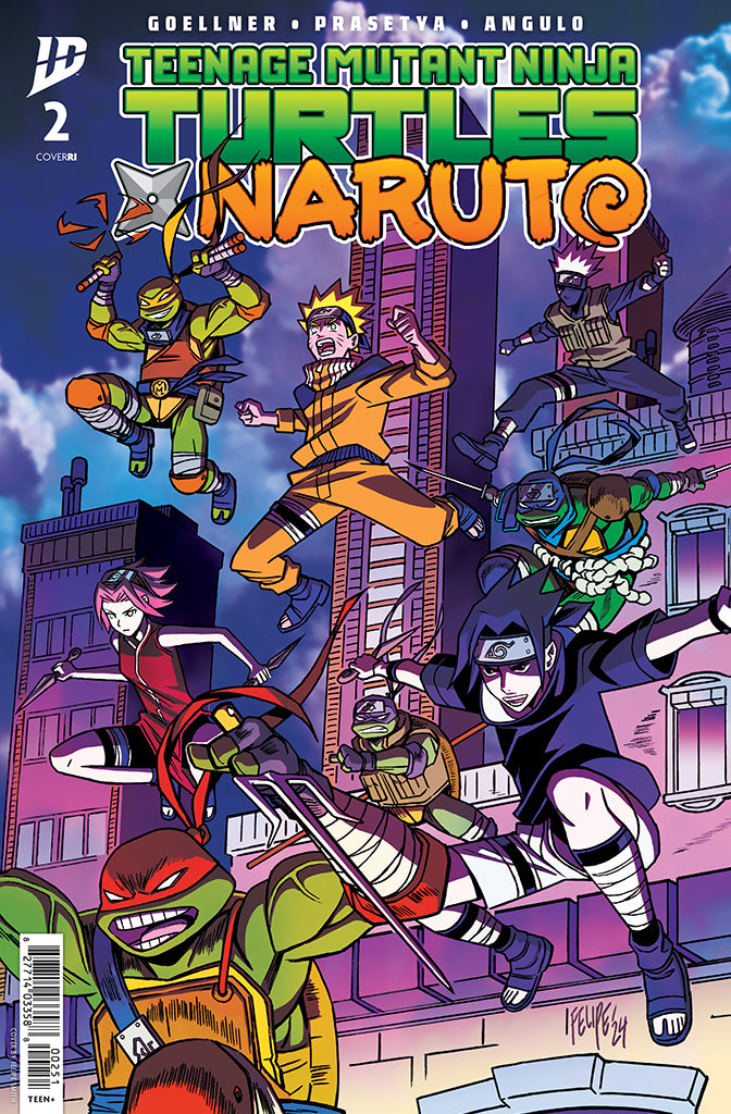 Teenage Mutant Ninja Turtles x Naruto #2 | 1:25 RATIO VARIANT