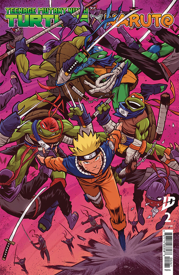 Teenage Mutant Ninja Turtles x Naruto #2 | 1:50 RATIO VARIANT | PREORDER