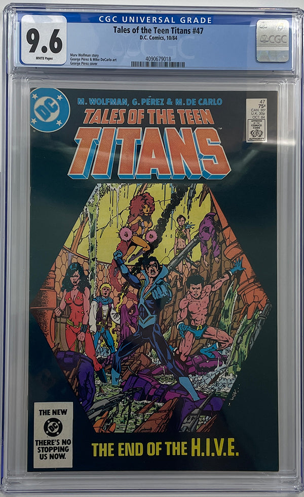 Tales of Teen Titans #47 | George Perez Cover | CGC 9.6