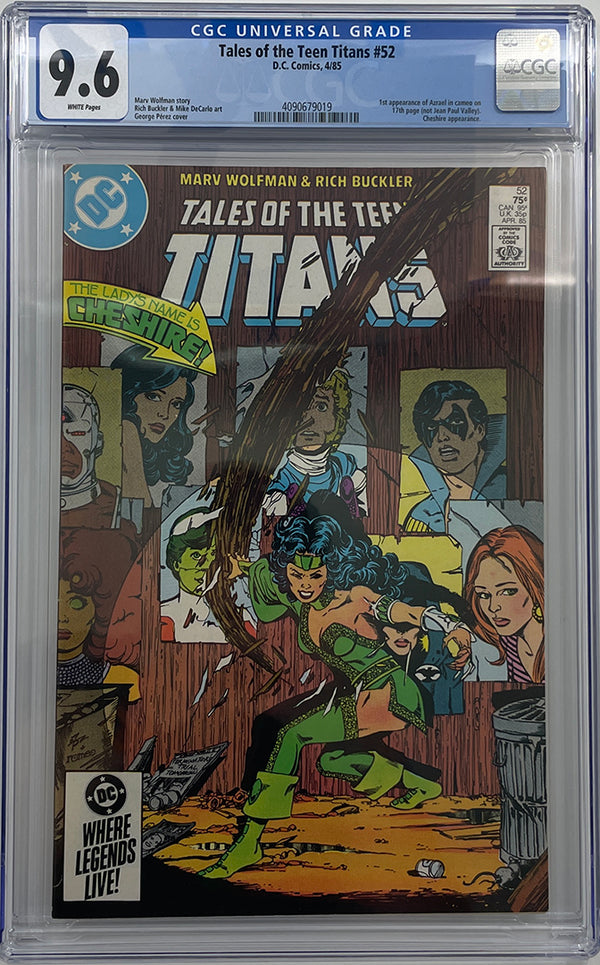 Tales of Teen Titans #52 | 1st App of Azrael in Cameo | CGC 9.6