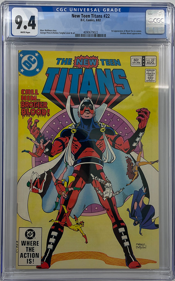The New Teen Titans #22 | 1st App of Blackfire in Cameo | CGC 9.4