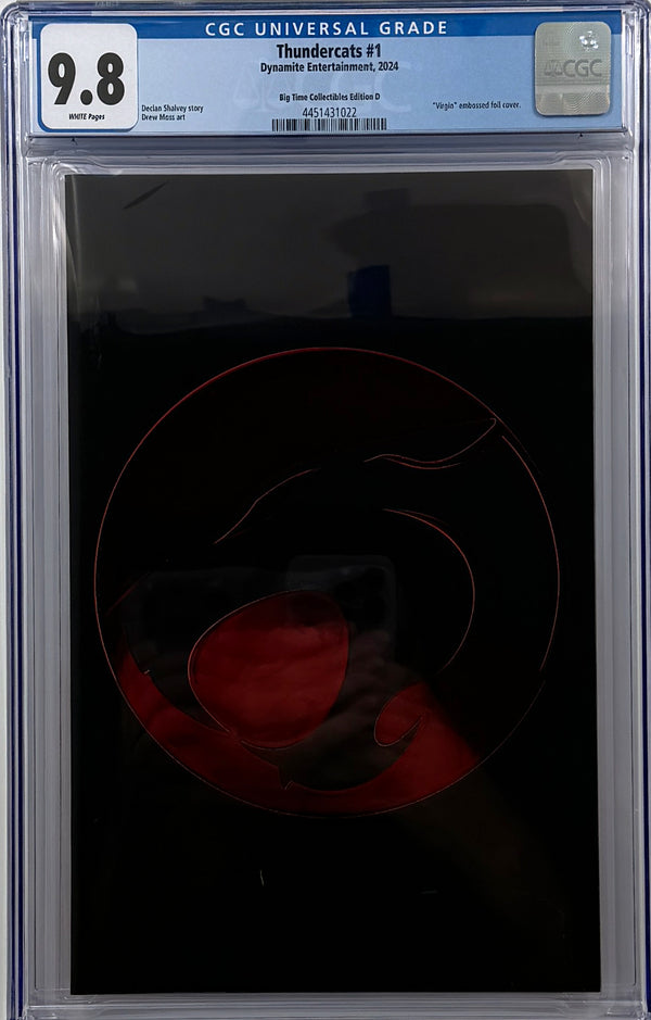 THUNDERCATS #1 | LOGO EMBOSSED FOIL C2E2 EXCLUSIVE VIRGIN VARIANT | CGC 9.8