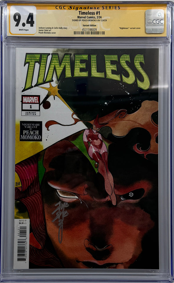 TIMELESS 1 [2023] | PEACH MOMOKO NIGHTMARE VARIANT | CGC SS 9.4