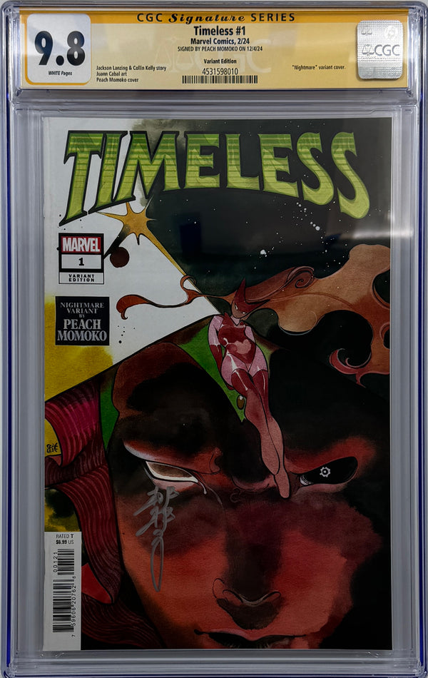 TIMELESS 1 [2023] | PEACH MOMOKO NIGHTMARE VARIANT | CGC SS 9.8