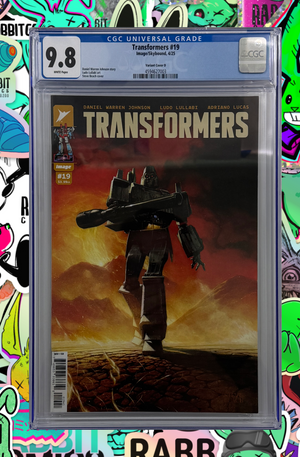 Transformers #19 | Cover D 1 :25 Ratio Steve Beach Variant | CGC 9.8