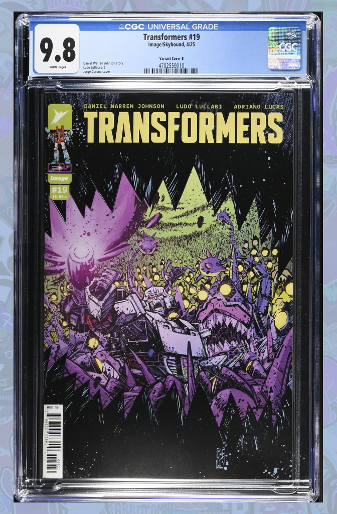 Transformers #19 | Cover B Jorge Corona & Mike Spicer Variant | CGC 9.8