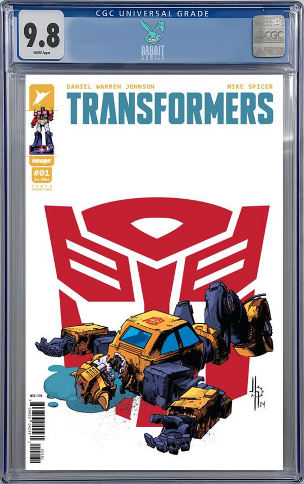 TRANSFORMERS #1 | Tenth Printing Cvr H Jason Howard Var | CGC 9.8 | PREORDER