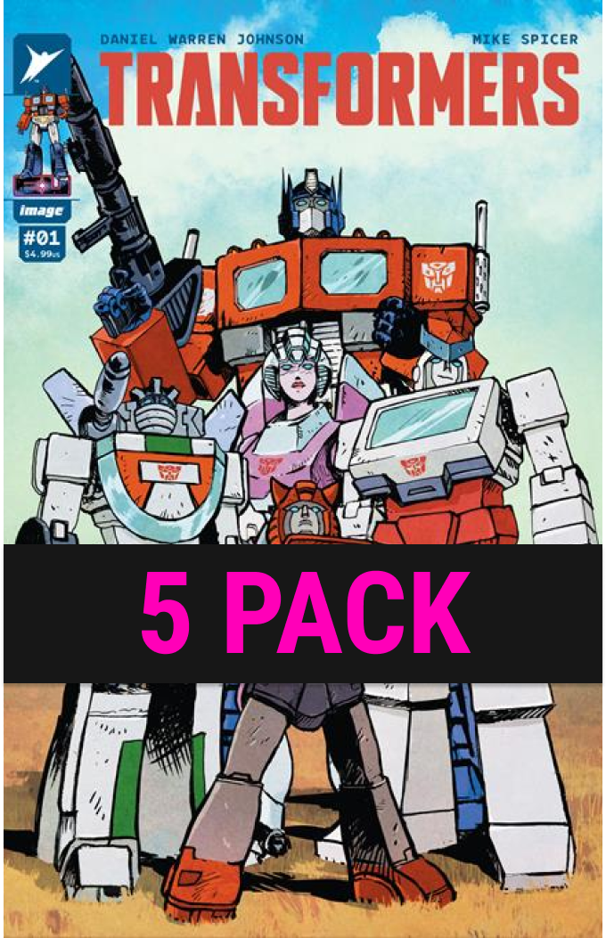 TRANSFORMERS #1 | CVR B JOHNSON AND SPICER VARIANT | 5-PACK | PRE-ORDE ...