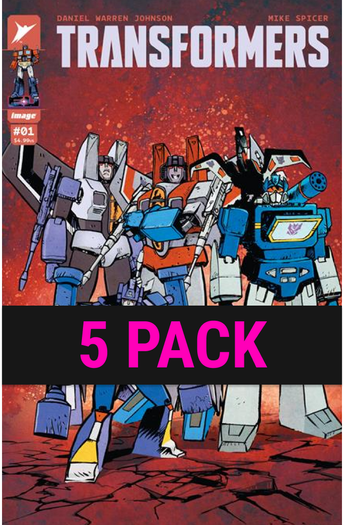 TRANSFORMERS #1 | CVR C JOHNSON AND SPICER VARIANT | 5-PACK | PRE-ORDER