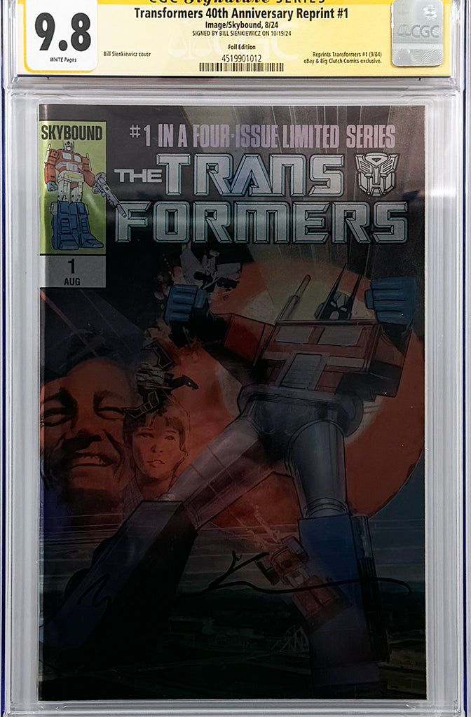 TRANSFORMERS #1 | 40TH ANIVERSERY FOIL TRADE NYCC VARIANT | CGC SS 9.8