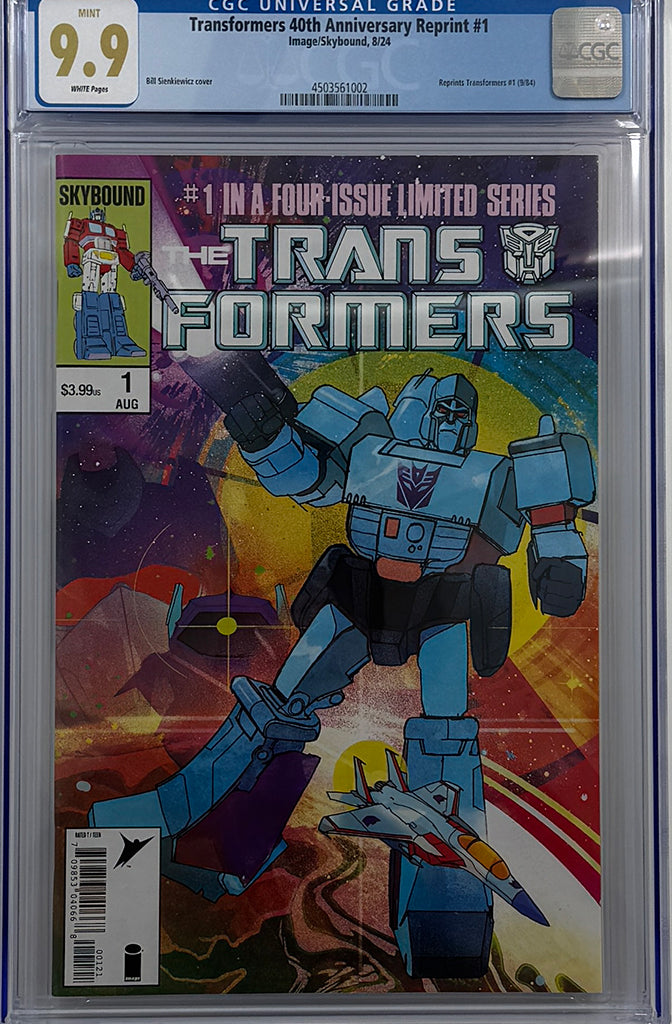 TRANSFORMERS #1 40TH ANNIVERSARY EDITION (ONE SHOT) | CVR B CHRISTIAN WARD VAR | CGC 9.9
